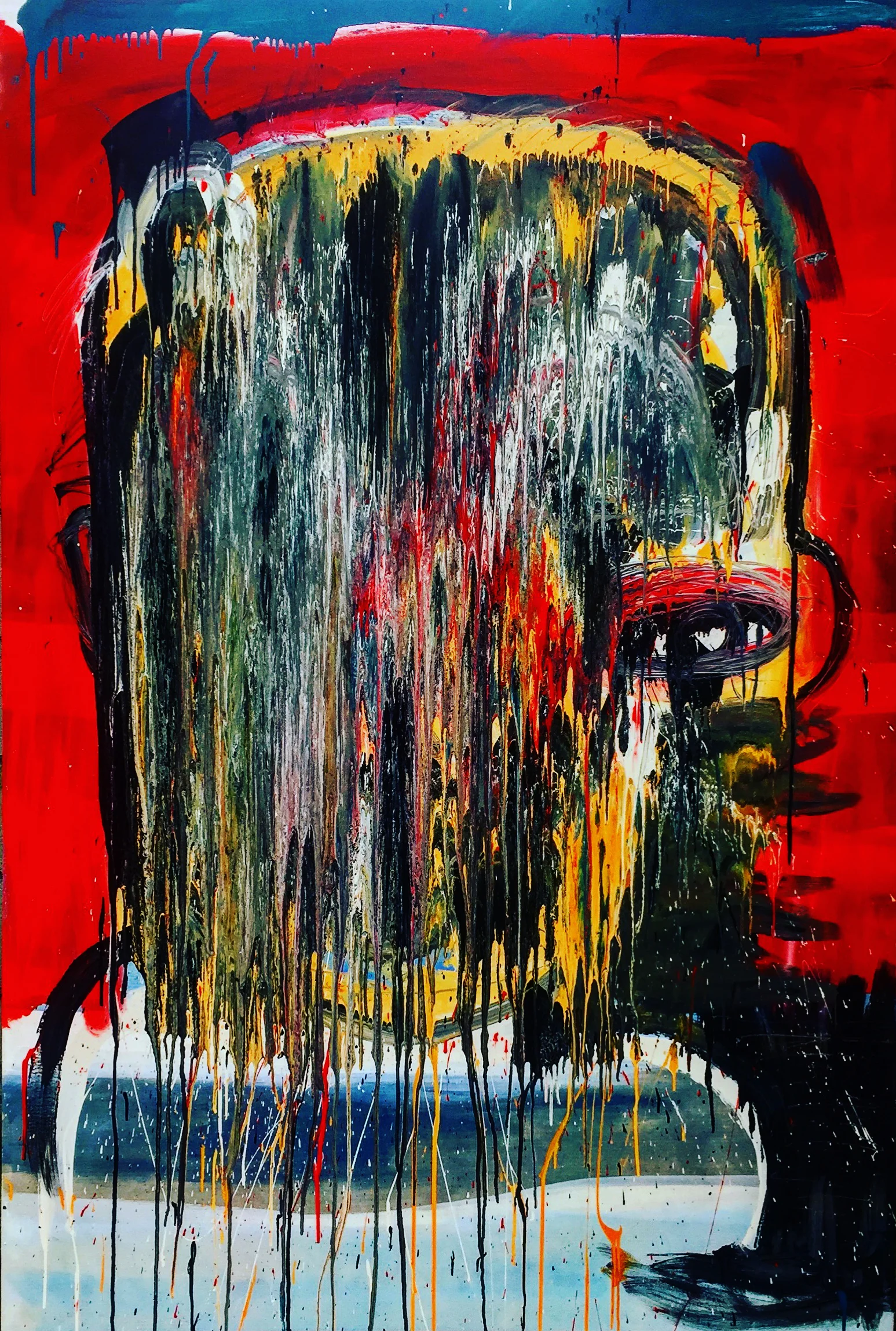 ALAIN BERCK-VITZ 抽象画 絵 絵画 骨董品 アンティーク 版画 Walker — UNRULY Collective